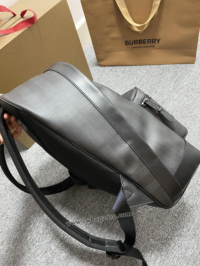 Burberry專門店新款男士雙肩包 巴寶莉格紋男士後背包大書包 yxb1180